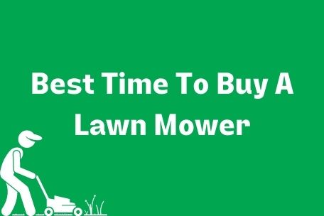 best time to buy a lawn mower image