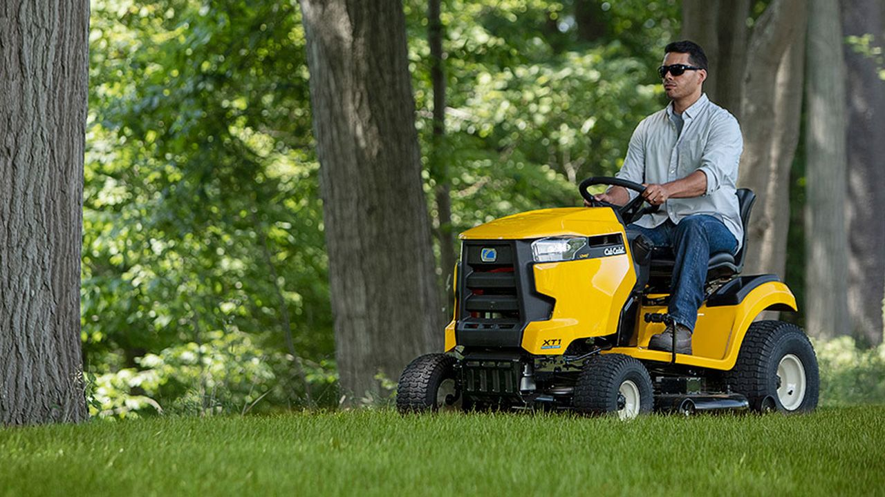 A picture of a well-manicured lawn mowed with Cub Cadet mowers according to proper care tips